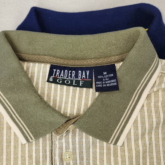 Lot of Polo Shirts Mens Sz Medium Y2k Grunge Izod Cutter Buck Preppy Outer Banks - Picture 10 of 16